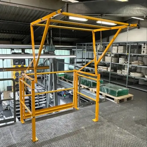 Safety gate KH1016 on mezzanine industrial
